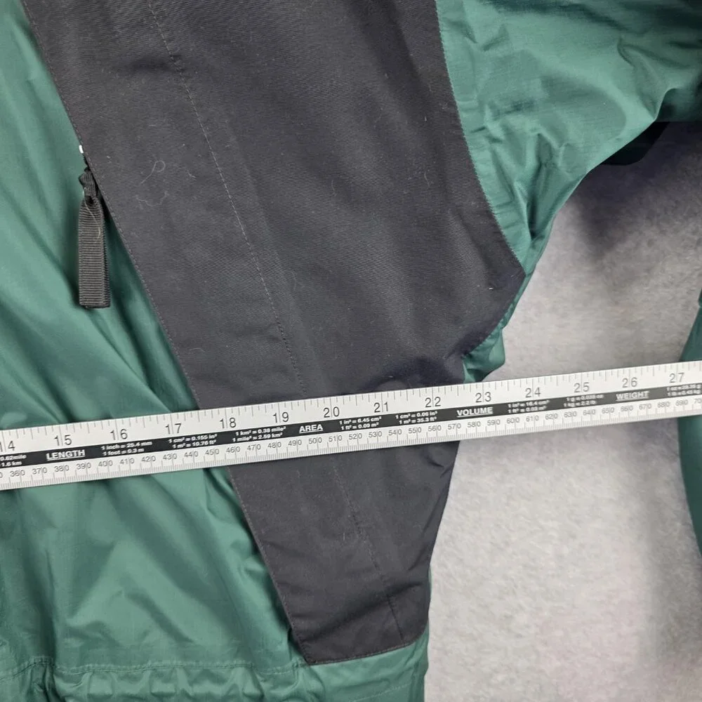 The North Face Parka Jacket Mens M Green Black Gore-Tex Insulated Hooded Lined